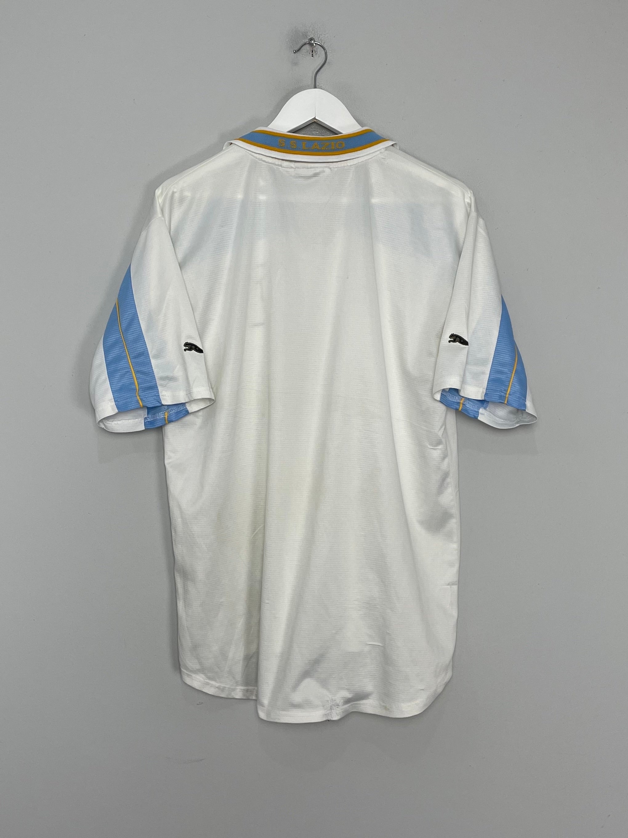 Shop 1999/00 LAZIO *CENTENARY* AWAY SHIRT (XL) PUMA, classic football shirts, vintage football shirts & retro soccer jerseys at Cult Kits