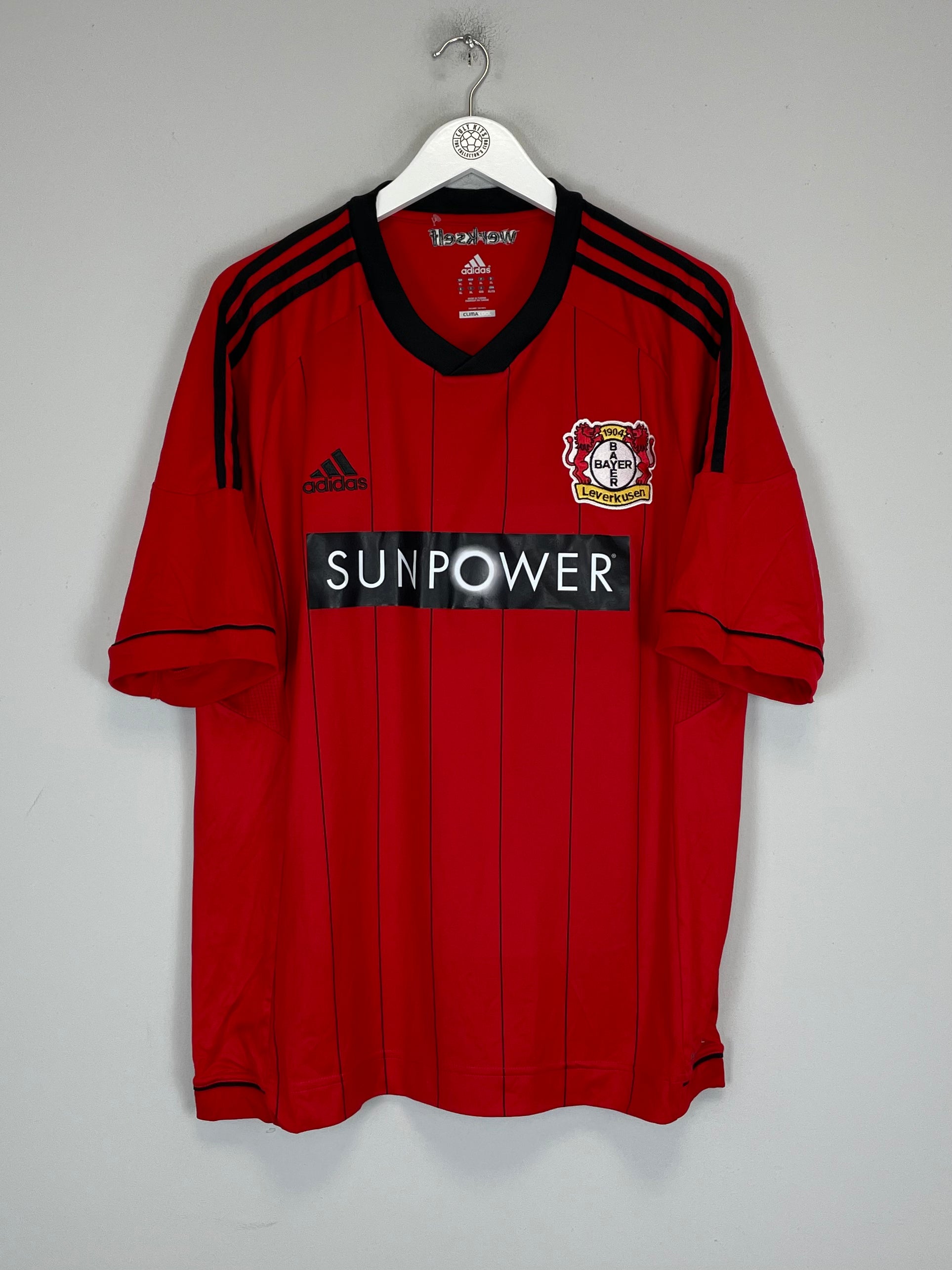 Shop 2012/13 BAYER LEVERKUSEN HOME SHIRT (XL) ADIDAS, classic football shirts, vintage football shirts & retro soccer jerseys at Cult Kits