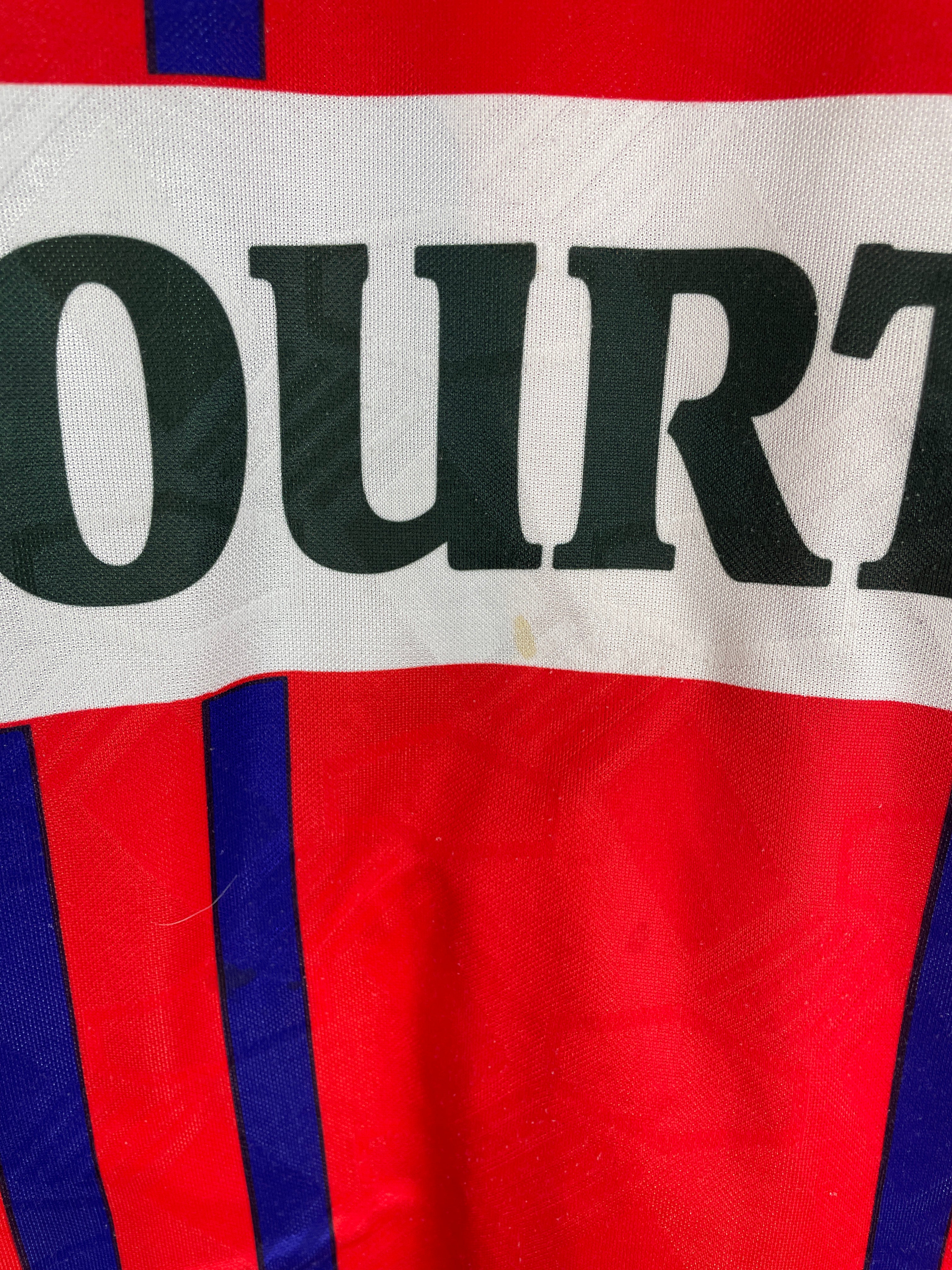 Shop 1993/94 PSG HOME SHIRT (XL) NIKE, classic football shirts, vintage football shirts & retro soccer jerseys at Cult Kits
