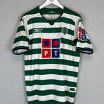 Shop 2004/05 SPORTING CP HOME SHIRT (M) REEBOK, classic football shirts, vintage football shirts & retro soccer jerseys at Cult Kits
