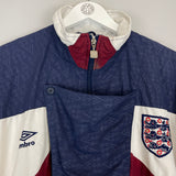 1990/92 ENGLAND TRACK JACKET (L) UMBRO