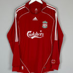 Shop 2006/07 LIVERPOOL CROUCH #15 L/S HOME SHIRT (L) ADIDAS, classic football shirts, vintage football shirts & retro soccer jerseys at Cult Kits