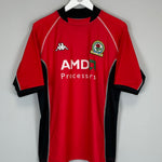 Shop 2002/03 BLACKBURN ROVERS TUGAY #3 AWAY SHIRT (L) KAPPA, classic football shirts, vintage football shirts & retro soccer jerseys at Cult Kits