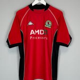 Shop 2002/03 BLACKBURN ROVERS TUGAY #3 AWAY SHIRT (L) KAPPA, classic football shirts, vintage football shirts & retro soccer jerseys at Cult Kits