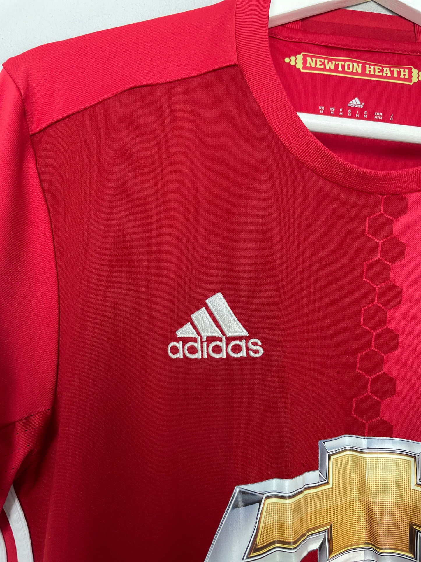 2016/17 MANCHESTER UNITED HOME SHIRT (M) ADIDAS