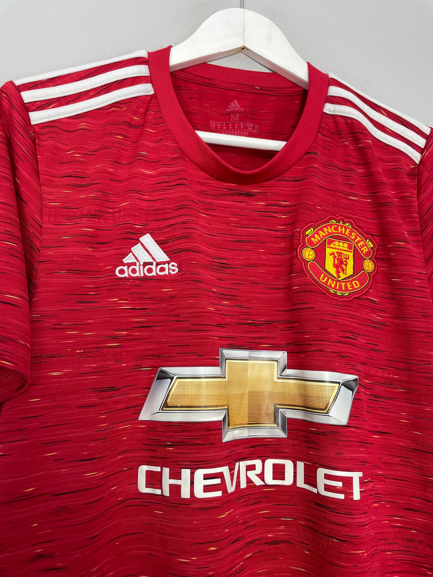 2020/21 MANCHESTER UNITED HOME SHIRT (M) ADIDAS