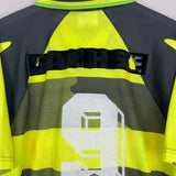 1996/97 CELTIC #9 AWAY SHIRT (XL) UMBRO