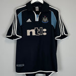 Shop 2000/01 NEWCASTLE SHEARER #9 AWAY SHIRT (XL) ADIDAS, classic football shirts, vintage football shirts & retro soccer jerseys at Cult Kits