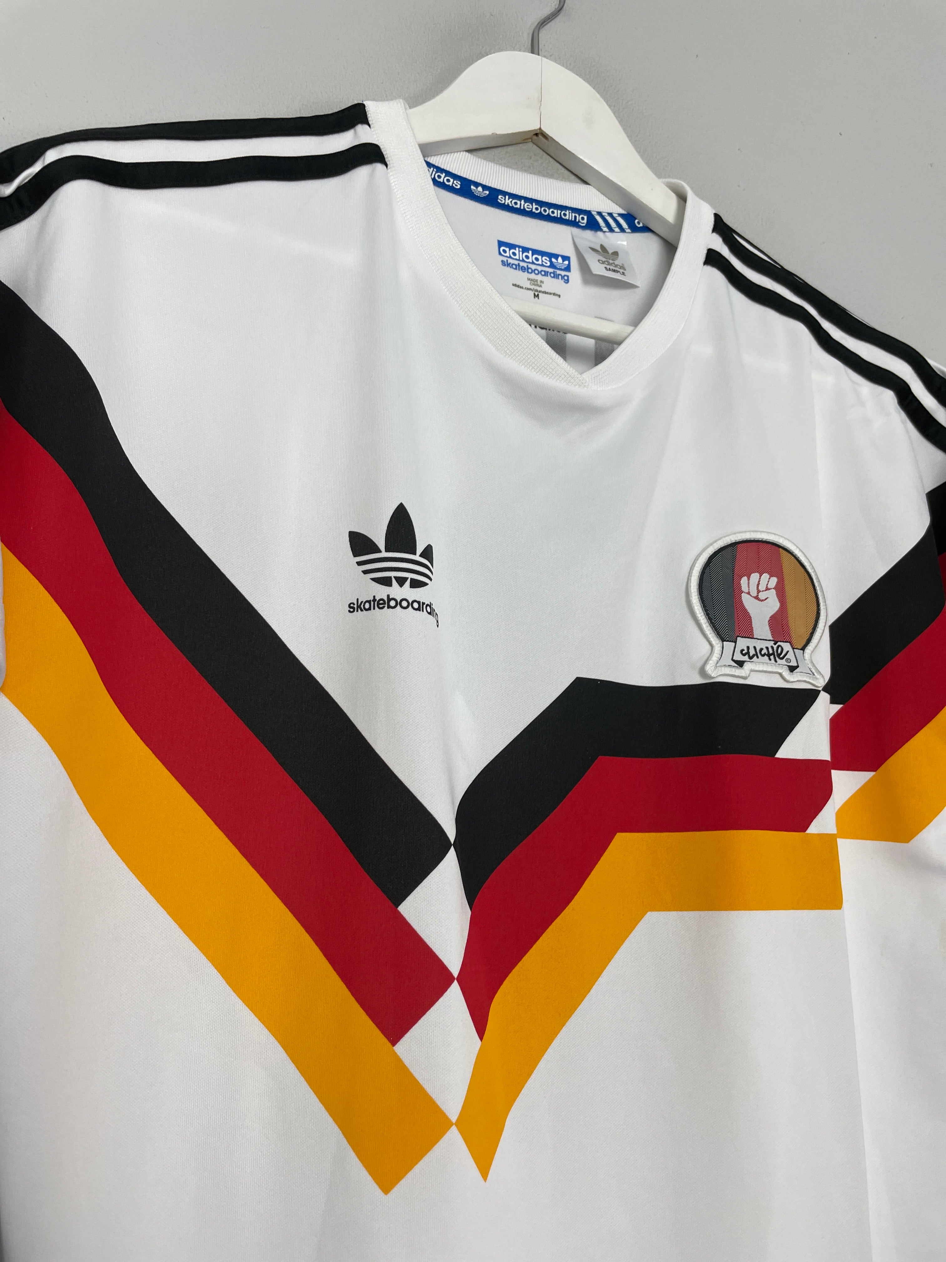 Shop 2014 GERMANY VILLEMIN #8 ADIDAS ORIGINALS X SKATEBOARDING SHIRT (M), classic football shirts, vintage football shirts & retro soccer jerseys at Cult Kits