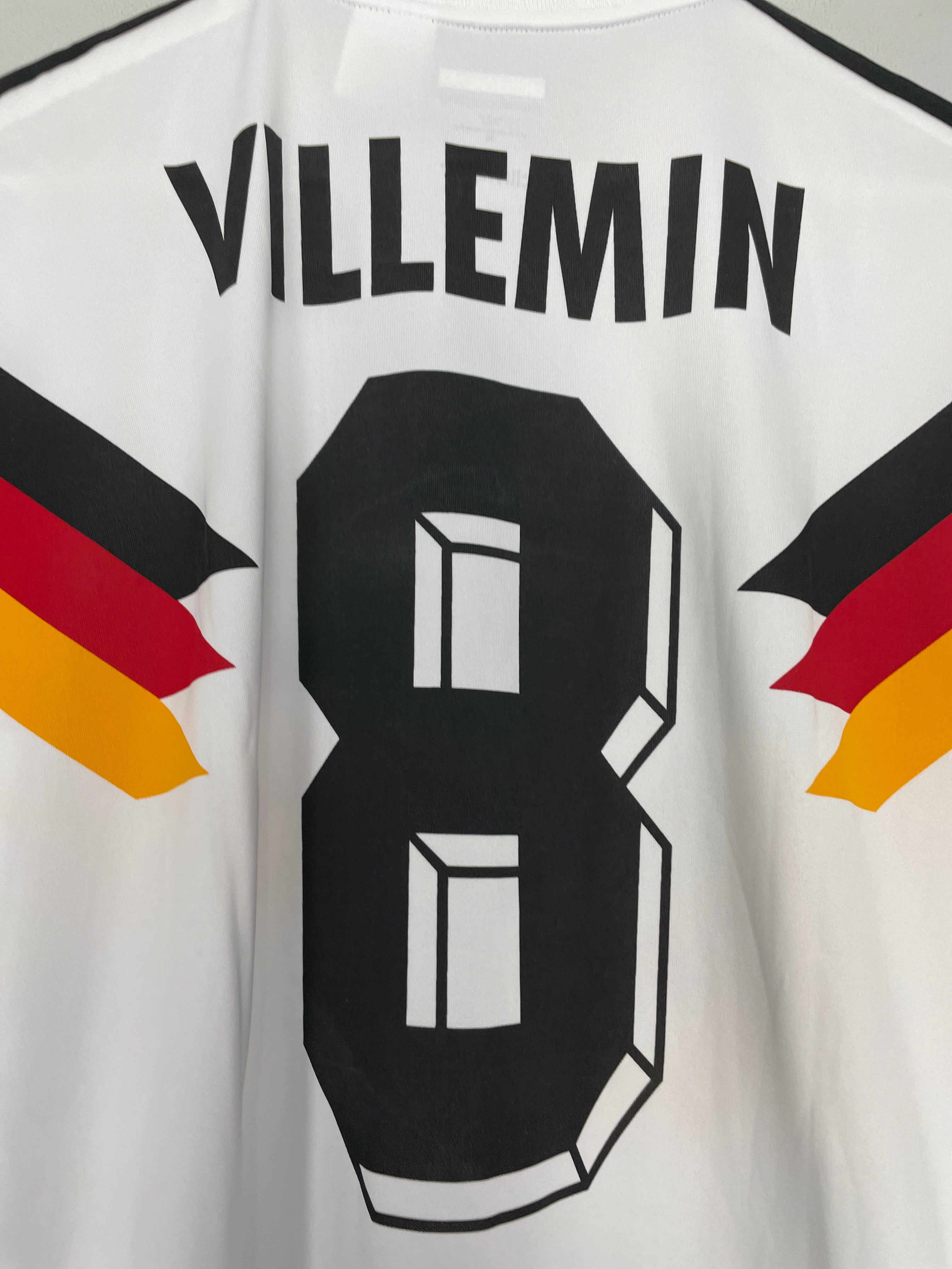Shop 2014 GERMANY VILLEMIN #8 ADIDAS ORIGINALS X SKATEBOARDING SHIRT (M), classic football shirts, vintage football shirts & retro soccer jerseys at Cult Kits