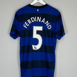Shop 2011/12 MANCHESTER UNITED FERDINAND #5 AWAY SHIRT (L) NIKE, classic football shirts, vintage football shirts & retro soccer jerseys at Cult Kits