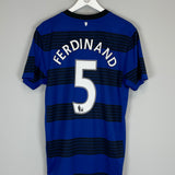 Shop 2011/12 MANCHESTER UNITED FERDINAND #5 AWAY SHIRT (L) NIKE, classic football shirts, vintage football shirts & retro soccer jerseys at Cult Kits
