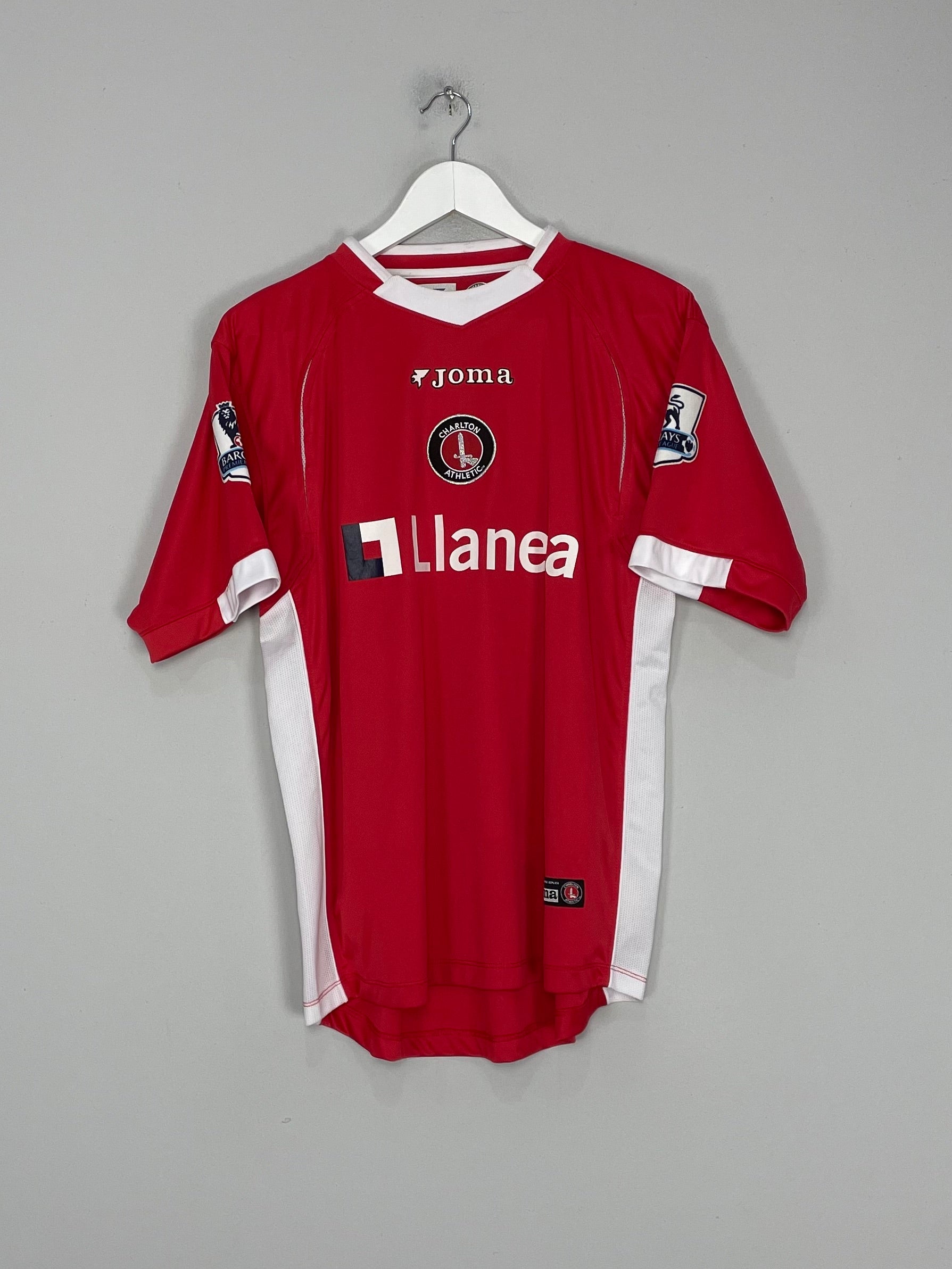 Shop 2005/06 CHARLTON ATHLETIC SORONDO #4 HOME SHIRT (S) JOMA, classic football shirts, vintage football shirts & retro soccer jerseys at Cult Kits