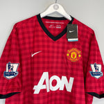 Shop 2012/13 MANCHESTER UNITED BUTTNER #28 *BNWT* HOME SHIRT (XXL) NIKE, classic football shirts, vintage football shirts & retro soccer jerseys at Cult Kits