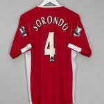 Shop 2005/06 CHARLTON ATHLETIC SORONDO #4 HOME SHIRT (S) JOMA, classic football shirts, vintage football shirts & retro soccer jerseys at Cult Kits