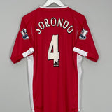 Shop 2005/06 CHARLTON ATHLETIC SORONDO #4 HOME SHIRT (S) JOMA, classic football shirts, vintage football shirts & retro soccer jerseys at Cult Kits
