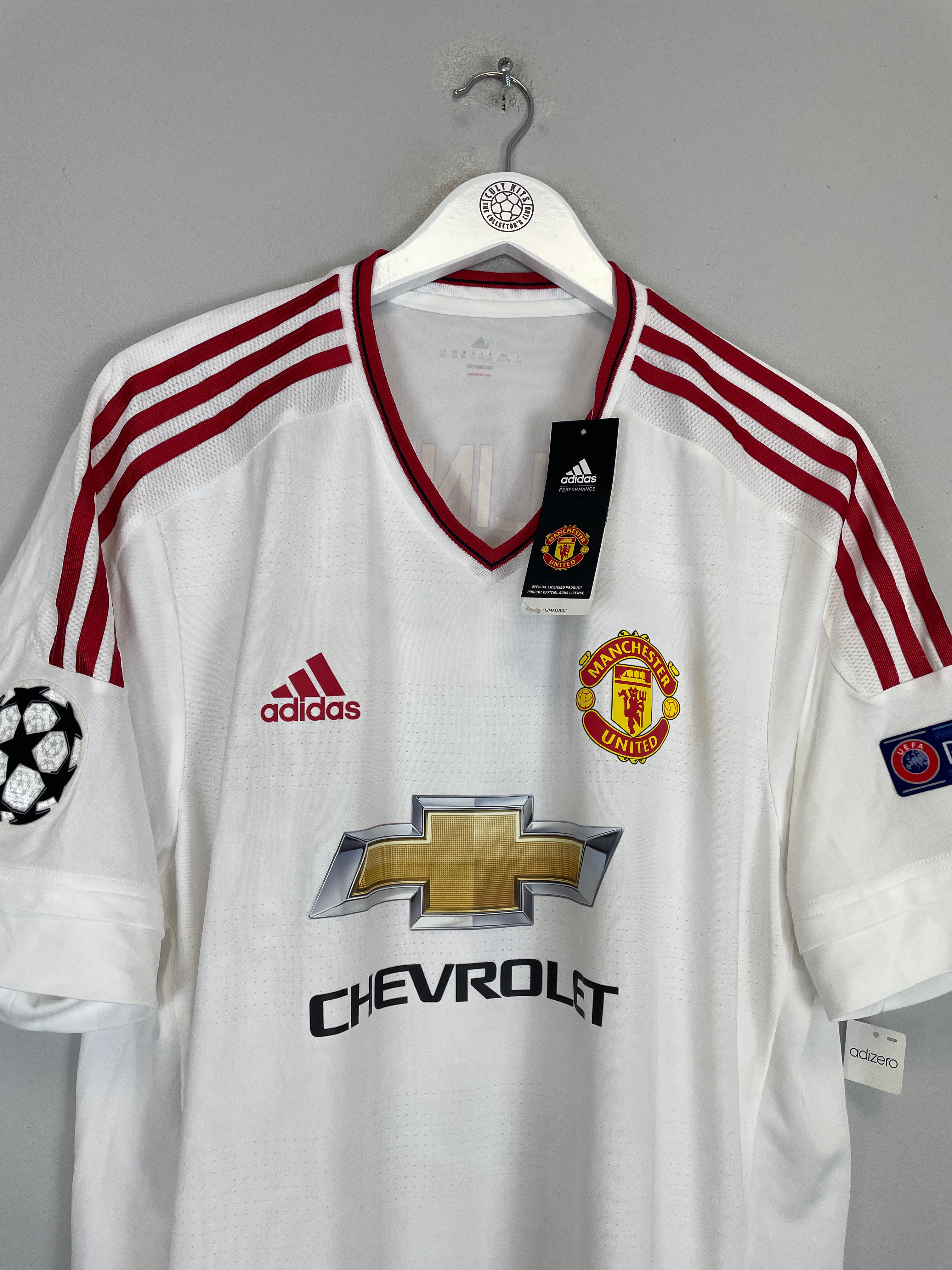 Shop 2015/16 MANCHESTER UNITED BLIND #17 *BNWT* AUTHENTIC C/L AWAY SHIRT (XXL) ADIDAS, classic football shirts, vintage football shirts & retro soccer jerseys at Cult Kits