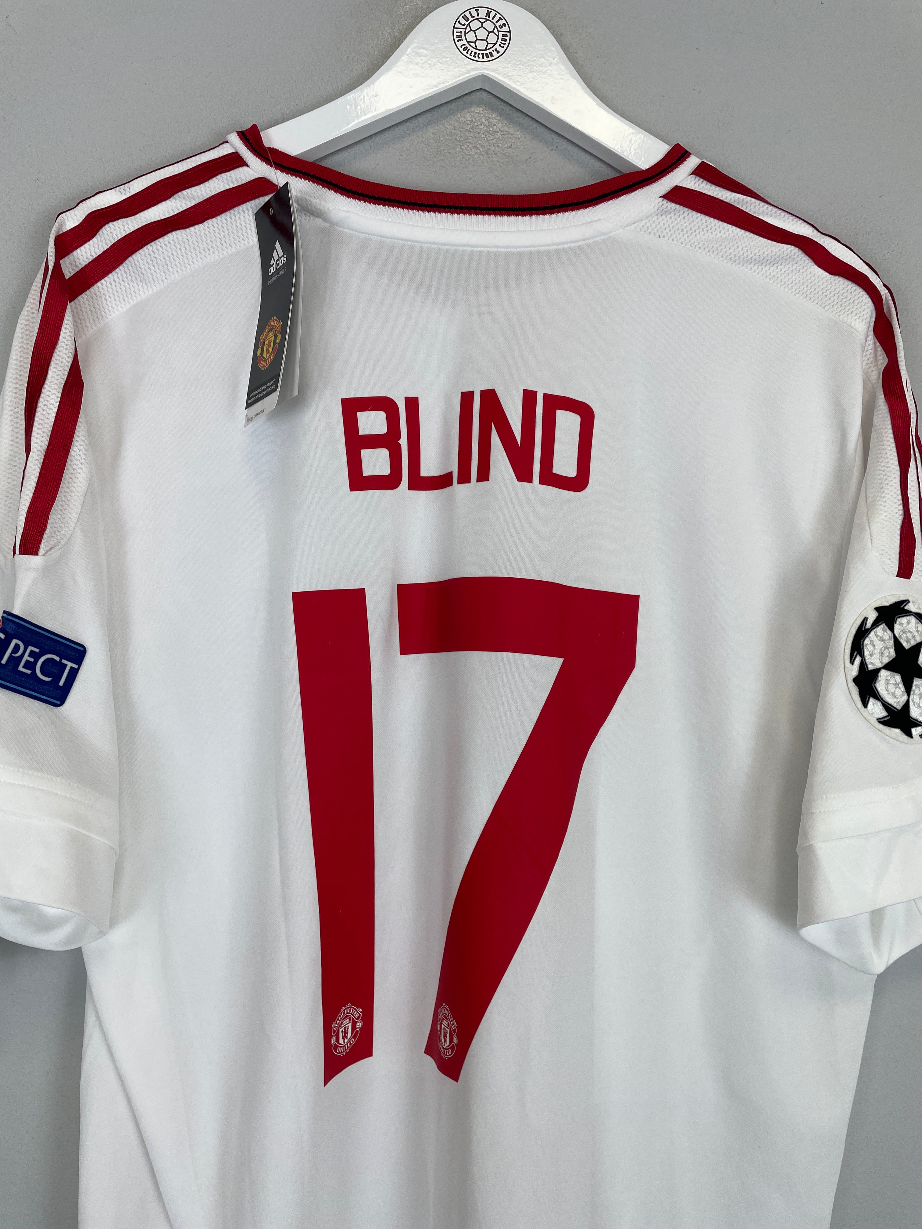 Shop 2015/16 MANCHESTER UNITED BLIND #17 *BNWT* AUTHENTIC C/L AWAY SHIRT (XXL) ADIDAS, classic football shirts, vintage football shirts & retro soccer jerseys at Cult Kits