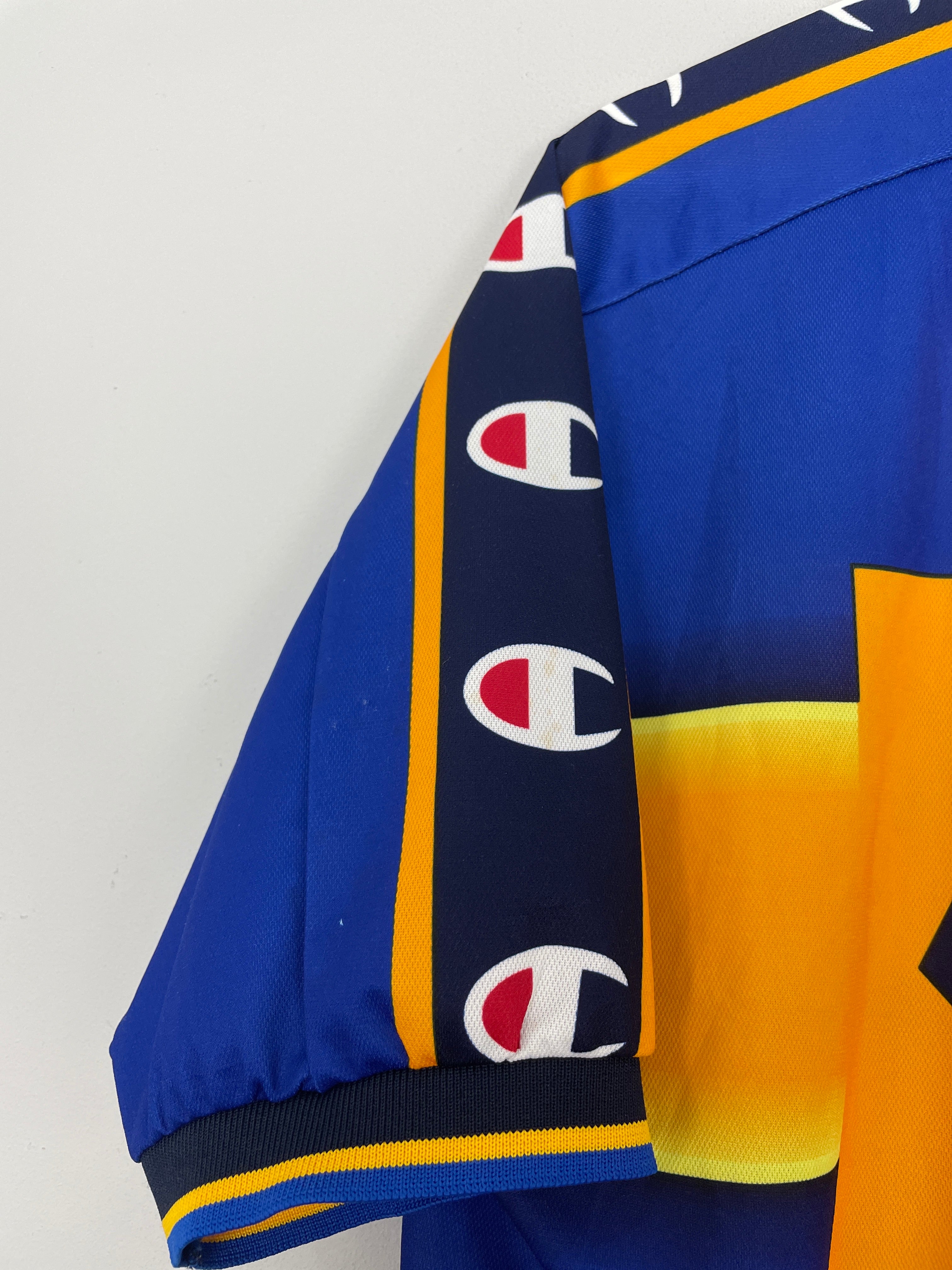 Shop 2002/03 PARMA NAKATA #10 HOME SHIRT (M) CHAMPION, classic football shirts, vintage football shirts & retro soccer jerseys at Cult Kits