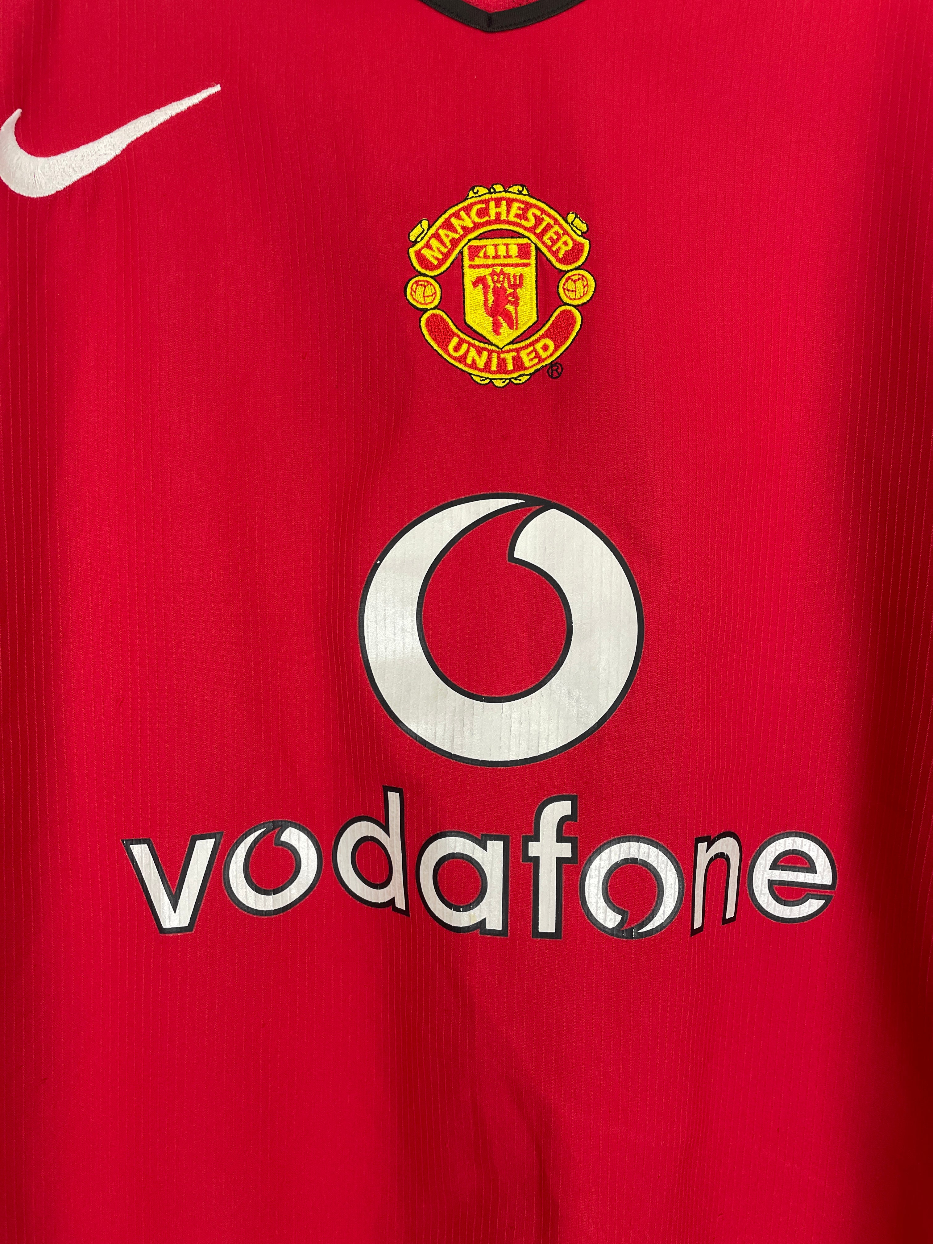 Shop 2004/05 MANCHESTER UNITED RONALDO #7 HOME SHIRT (M) NIKE, classic football shirts, vintage football shirts & retro soccer jerseys at Cult Kits