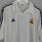 Shop 2001/02 REAL MADRID ZIDANE #5 *BNWT* C/L HOME SHIRT (XXL) ADIDAS, classic football shirts, vintage football shirts & retro soccer jerseys at Cult Kits