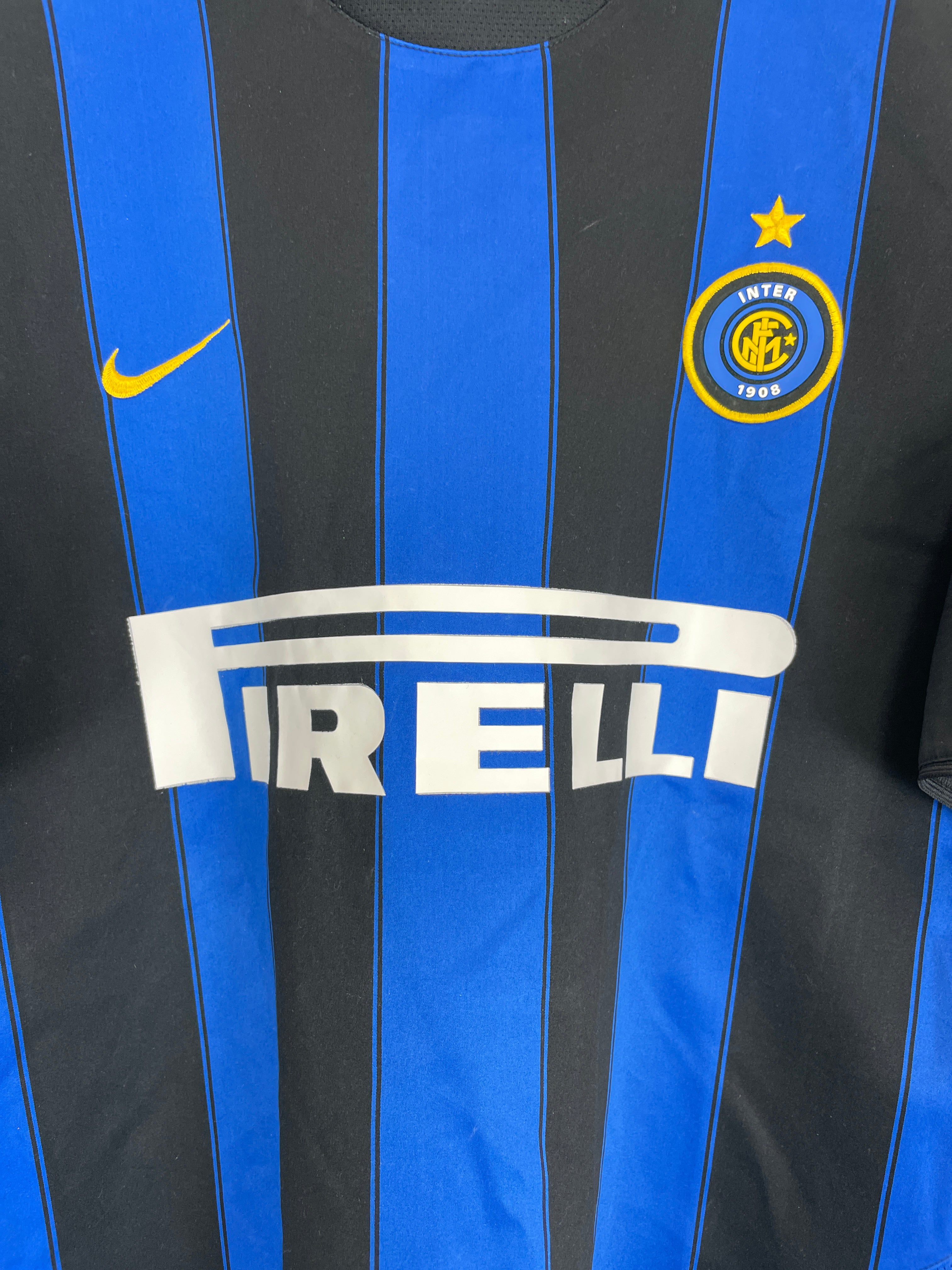 Shop 2003/04 INTER MILAN RECOBA #20 HOME SHIRT (L) NIKE, classic football shirts, vintage football shirts & retro soccer jerseys at Cult Kits