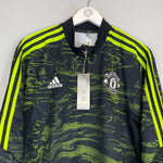 Shop 2022/23 MANCHESTER UNITED *BNWT* 1/4 ZIP (XXL) ADIDAS, classic football shirts, vintage football shirts & retro soccer jerseys at Cult Kits