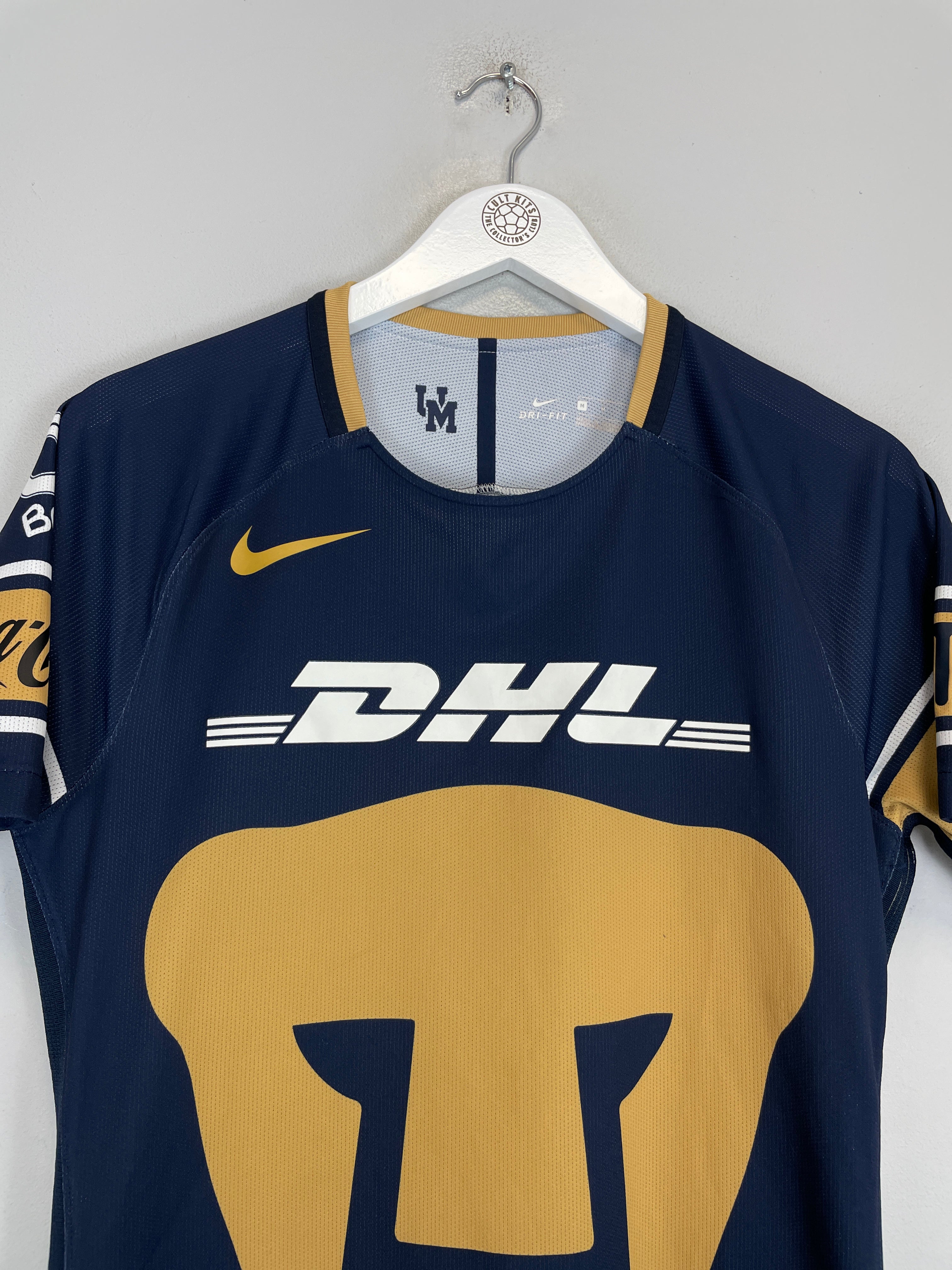 Shop 2017/18 UNAM PUMAS *PLAYER ISSUE* #137 AWAY SHIRT (M) NIKE, classic football shirts, vintage football shirts & retro soccer jerseys at Cult Kits