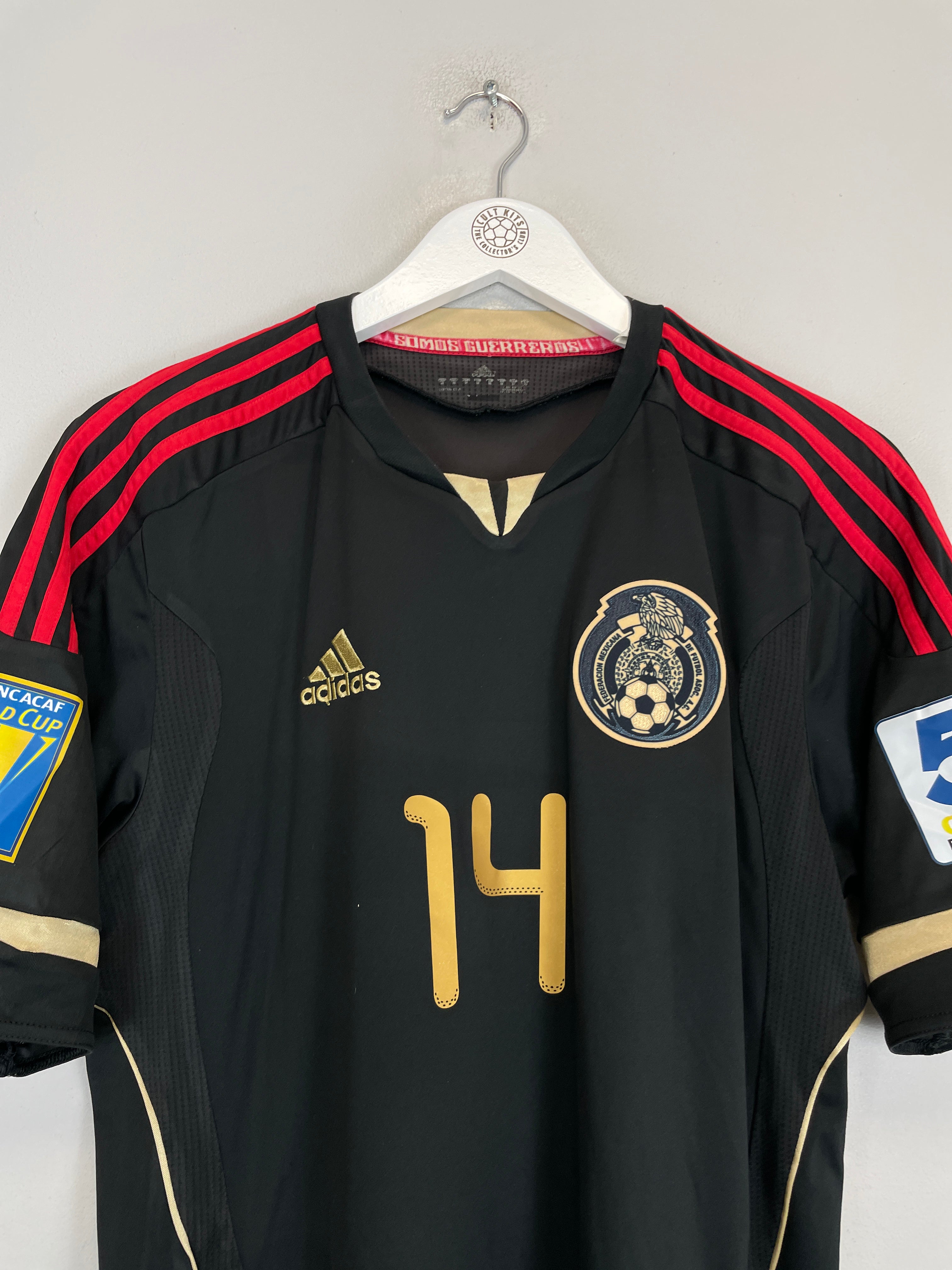 Shop 2011/12 MEXICO CHICHARITO #14 AWAY SHIRT (M) ADIDAS, classic football shirts, vintage football shirts & retro soccer jerseys at Cult Kits