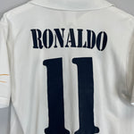 Shop 2002/03 REAL MADRID RONALDO #11 *CENTENARY* HOME SHIRT (S) ADIDAS, classic football shirts, vintage football shirts & retro soccer jerseys at Cult Kits