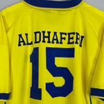 Shop 1997/98 AL NASSR AL DHAFERI #15 HOME SHIRT (XXL) NIKE, classic football shirts, vintage football shirts & retro soccer jerseys at Cult Kits