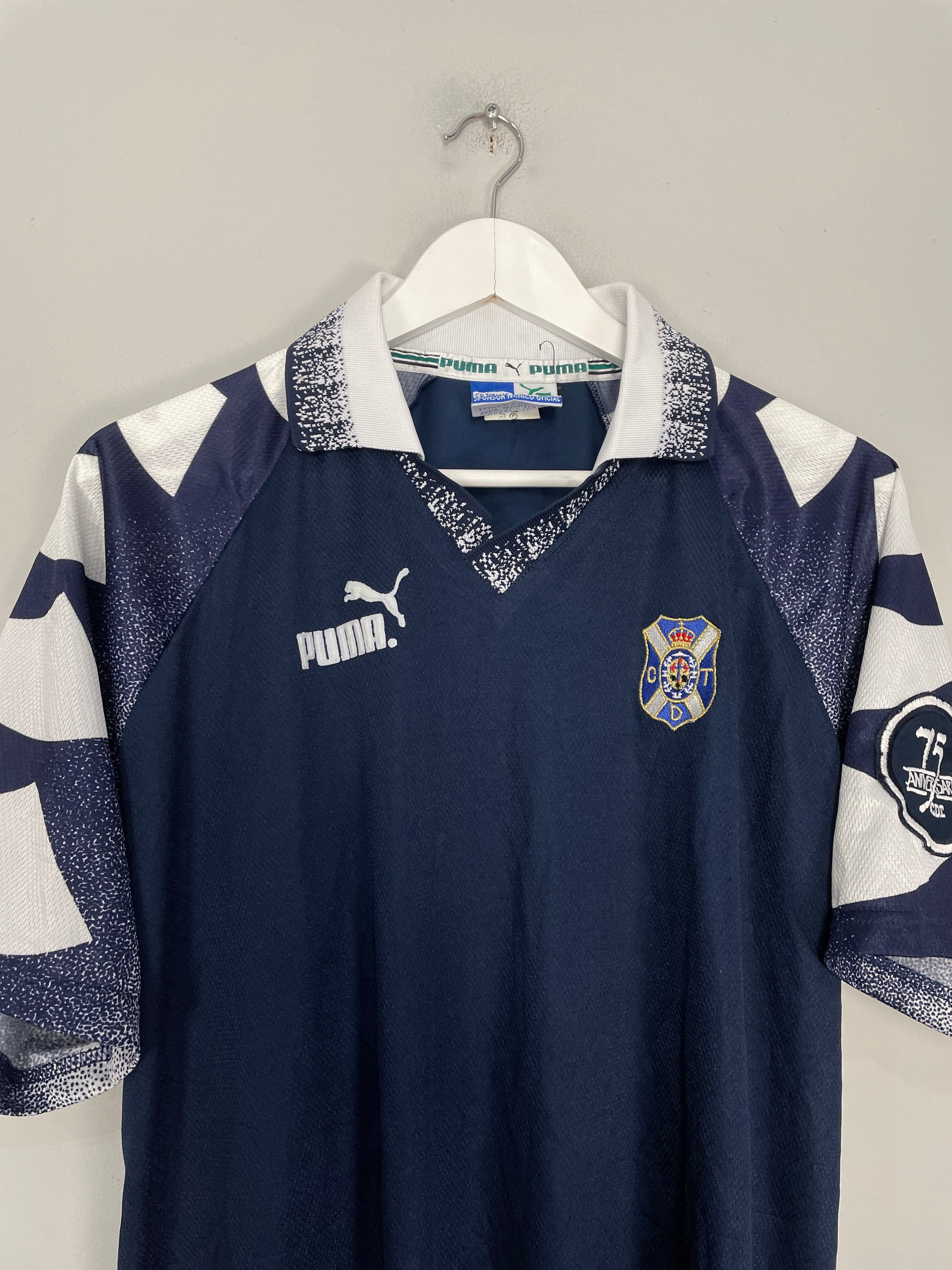 Shop 1997/98 TENERIFE *75 YEARS* AWAY SHIRT (L) PUMA, classic football shirts, vintage football shirts & retro soccer jerseys at Cult Kits