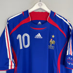 Shop 2006/07 FRANCE ZIDANE #10 *PLAYER ISSUE* HOME SHIRT (XL) ADIDAS, classic football shirts, vintage football shirts & retro soccer jerseys at Cult Kits