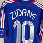 Shop 2006/07 FRANCE ZIDANE #10 *PLAYER ISSUE* HOME SHIRT (XL) ADIDAS, classic football shirts, vintage football shirts & retro soccer jerseys at Cult Kits