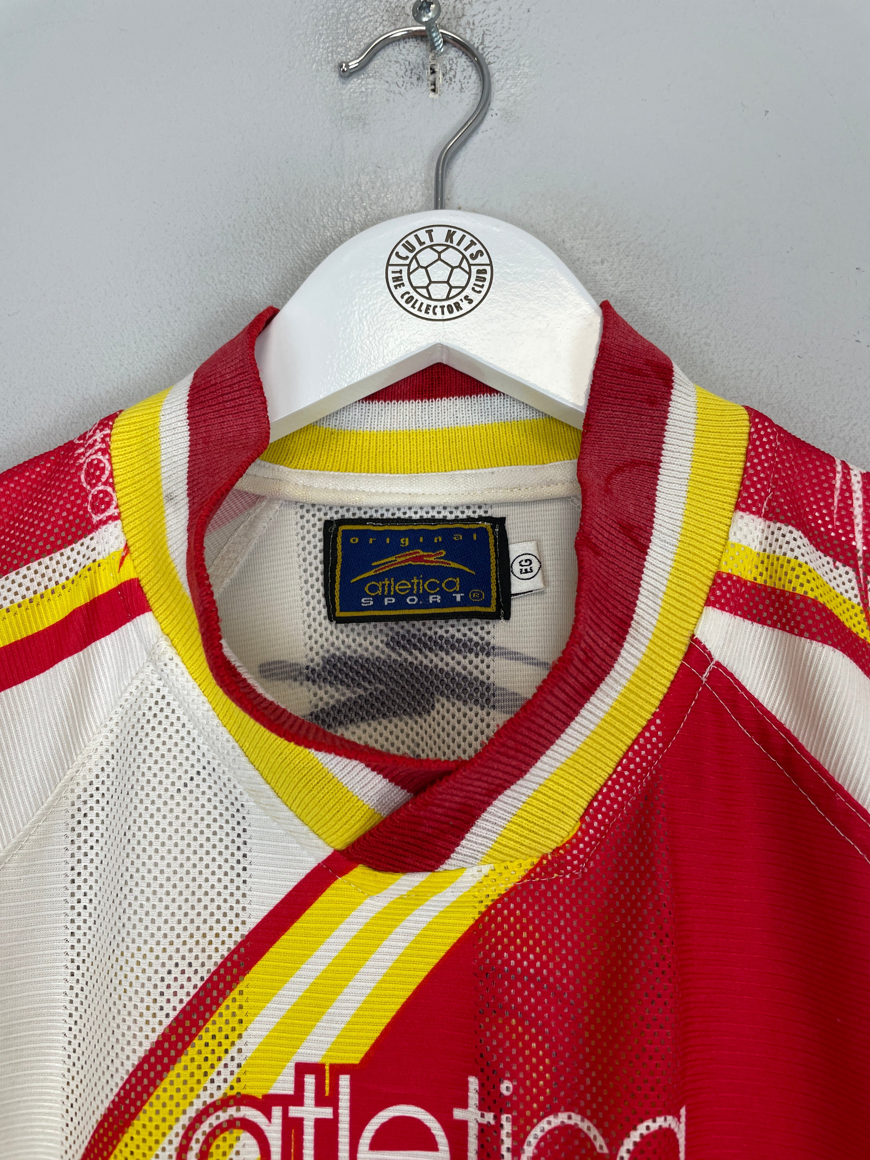 Shop 1998/99 MONARCAS MORELIA AWAY SHIRT (XL) ATLETICA, classic football shirts, vintage football shirts & retro soccer jerseys at Cult Kits