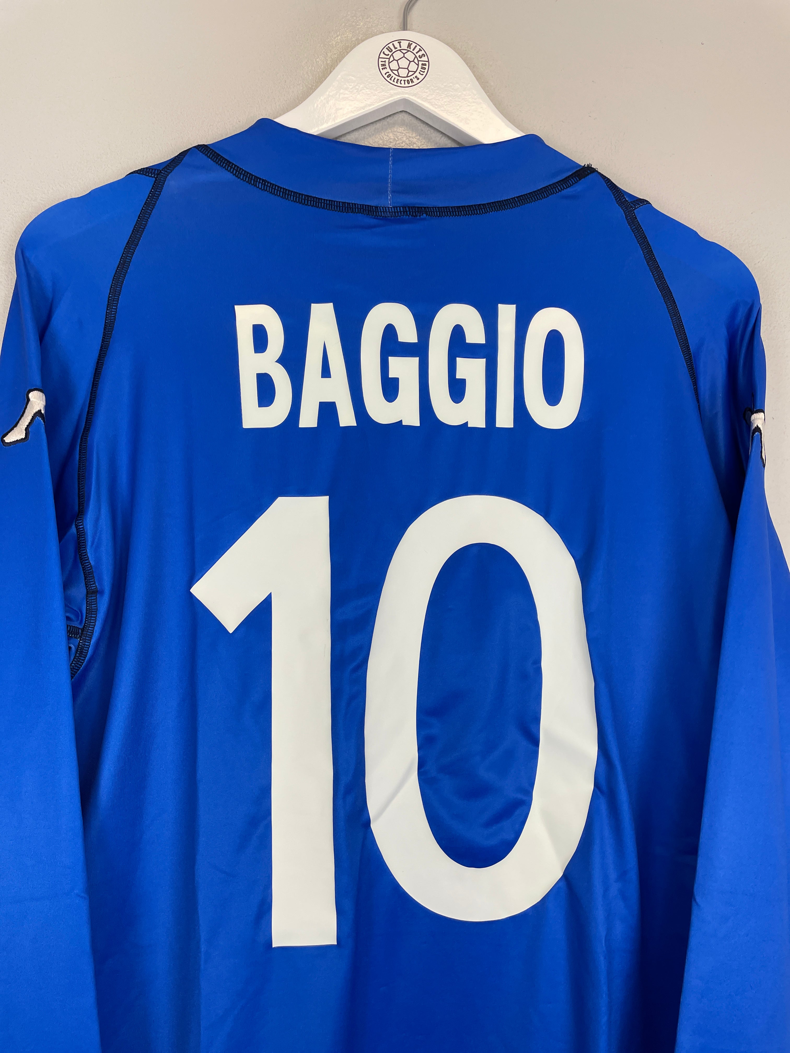 Shop 2003/04 BRESCIA BAGGIO #10 *BNWT* L/S HOME SHIRT (XXL) KAPPA, classic football shirts, vintage football shirts & retro soccer jerseys at Cult Kits