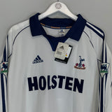 Shop 1999/01 TOTTENHAM GINOLA #14 *BNWT* L/S HOME SHIRT (XL) ADIDAS, classic football shirts, vintage football shirts & retro soccer jerseys at Cult Kits