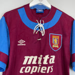 Shop 1992/93 ASTON VILLA HOME SHIRT (L) UMBRO, classic football shirts, vintage football shirts & retro soccer jerseys at Cult Kits