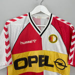Shop 1987/89 FEYENOORD HOME SHIRT (L) HUMMEL, classic football shirts, vintage football shirts & retro soccer jerseys at Cult Kits