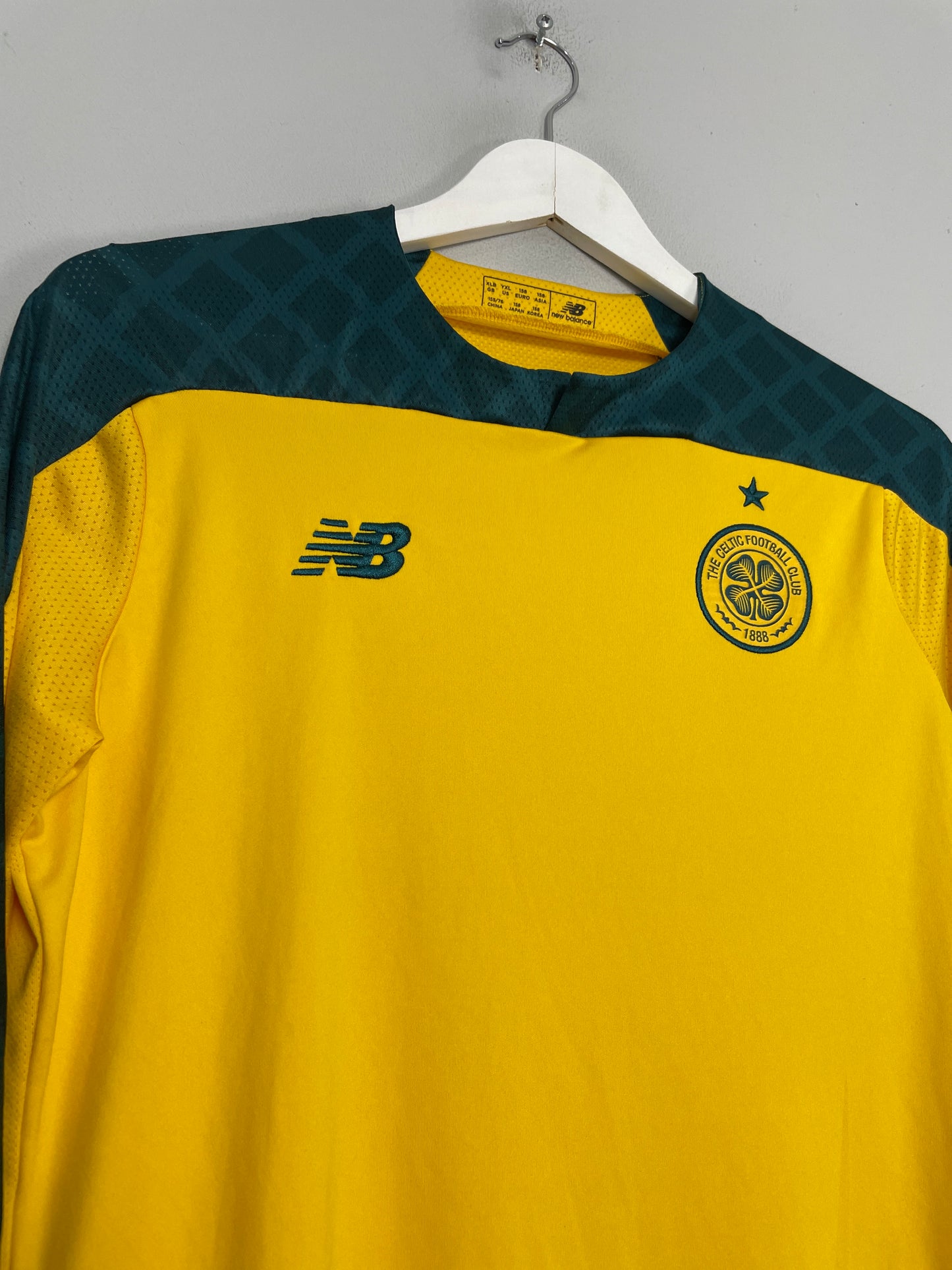 2019/20 CELTIC #3 L/S AWAY SHIRT (XL.KIDS) NEW BALANCE