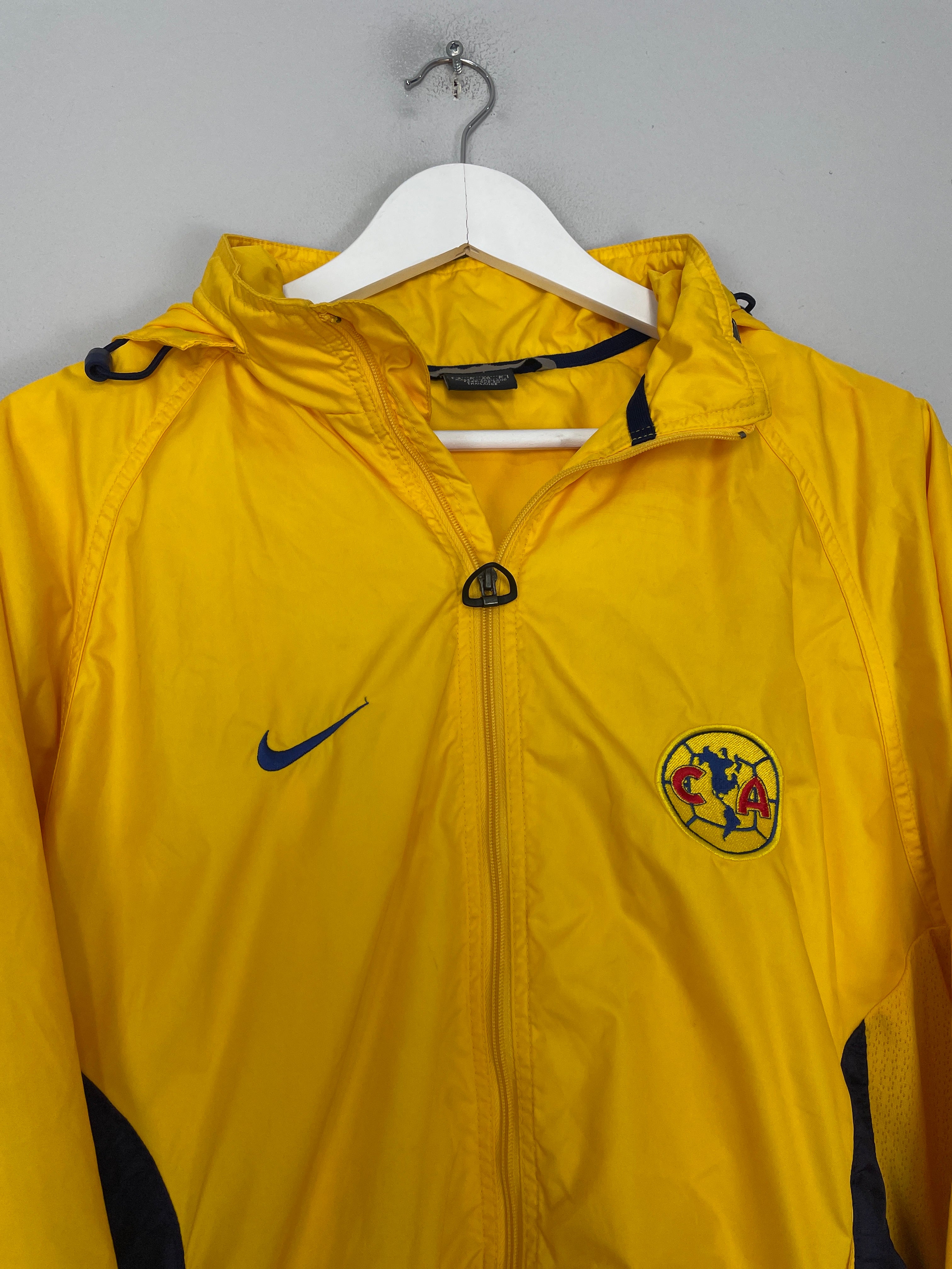 Shop 2001/02 CLUB AMERICA TRACK JACKET (S) NIKE, classic football shirts, vintage football shirts & retro soccer jerseys at Cult Kits