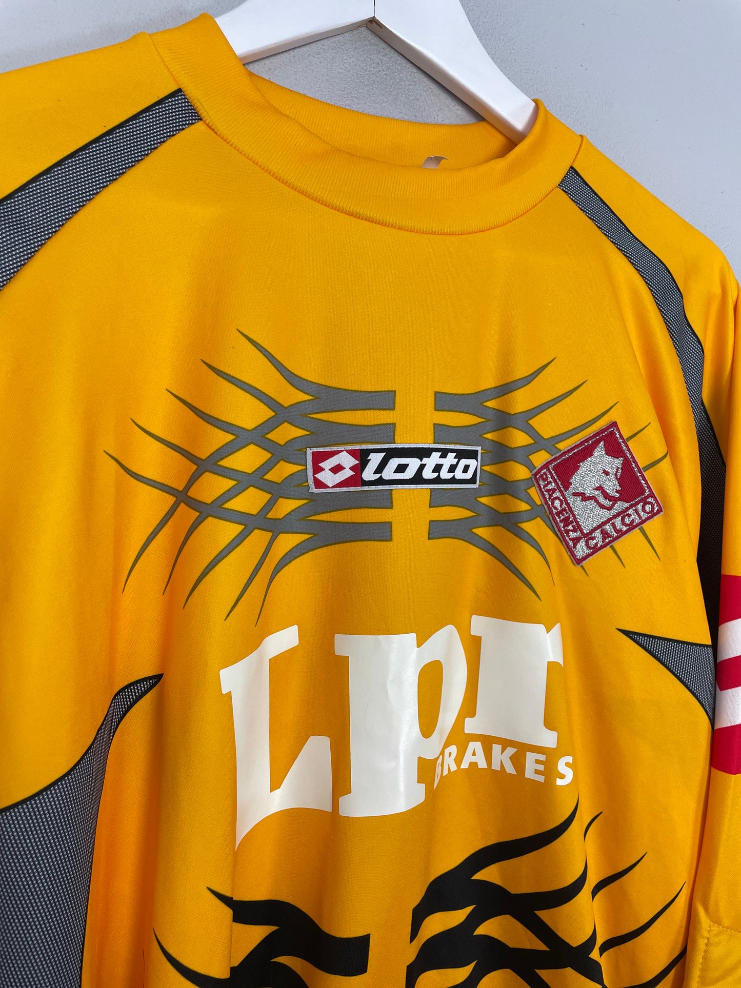 2002/03 PIACENZA GUARDALBEN #99 *MATCH ISSUE* GK SHIRT (XXL) LOTTO