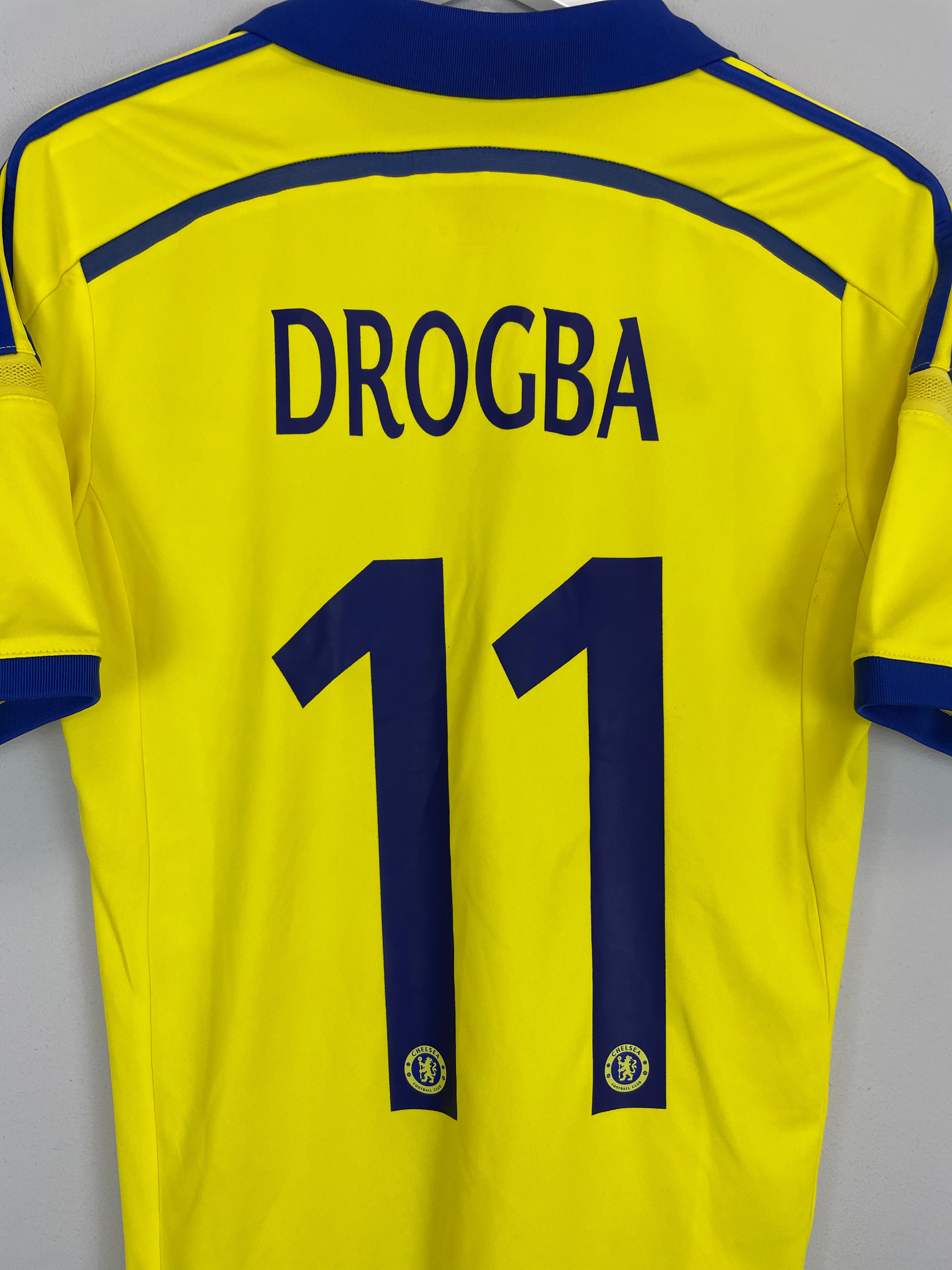 Shop 2014/15 CHELSEA DROGBA #11 AWAY SHIRT (S) ADIDAS, classic football shirts, vintage football shirts & retro soccer jerseys at Cult Kits