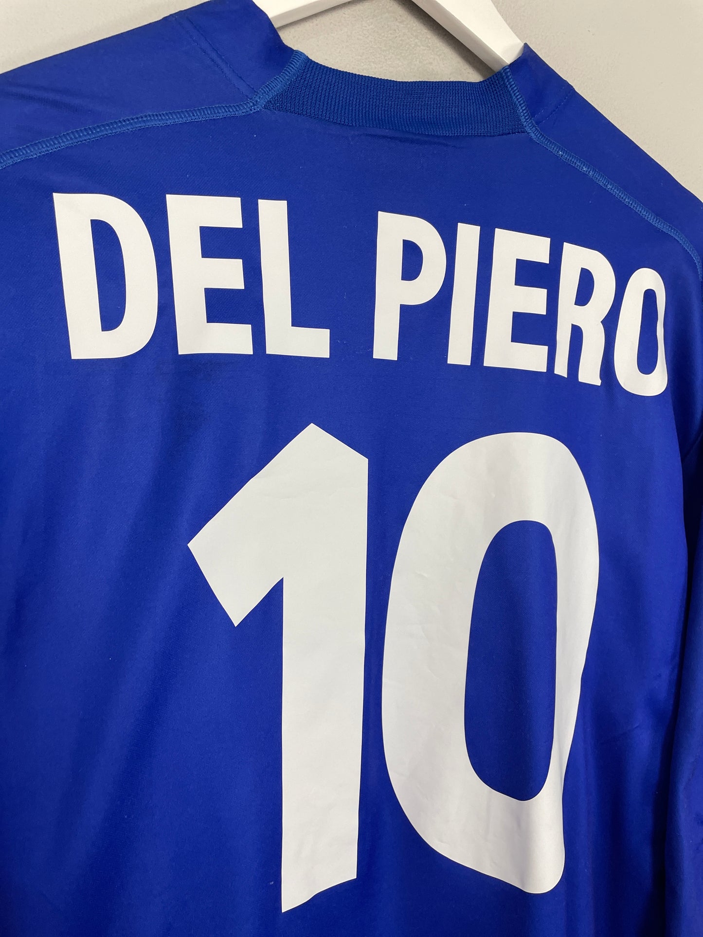 1999/00 ITALY DEL PIERO #10 L/S HOME SHIRT (XL) KAPPA