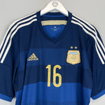 Shop 2014/15 ARGENTINA KUN AGUERO #16 AWAY SHIRT (XL) ADIDAS, classic football shirts, vintage football shirts & retro soccer jerseys at Cult Kits