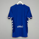Shop 2018/19 RANGERS HOME SHIRT (M) HUMMEL, classic football shirts, vintage football shirts & retro soccer jerseys at Cult Kits