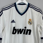 Shop 2012/13 REAL MADRID SERGIO RAMOS #4 HOME SHIRT (L) ADIDAS, classic football shirts, vintage football shirts & retro soccer jerseys at Cult Kits