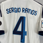 Shop 2012/13 REAL MADRID SERGIO RAMOS #4 HOME SHIRT (L) ADIDAS, classic football shirts, vintage football shirts & retro soccer jerseys at Cult Kits