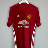Shop 2016/17 MANCHESTER UNITED IBRAHIMOVIC #9 HOME SHIRT (M) ADIDAS, classic football shirts, vintage football shirts & retro soccer jerseys at Cult Kits