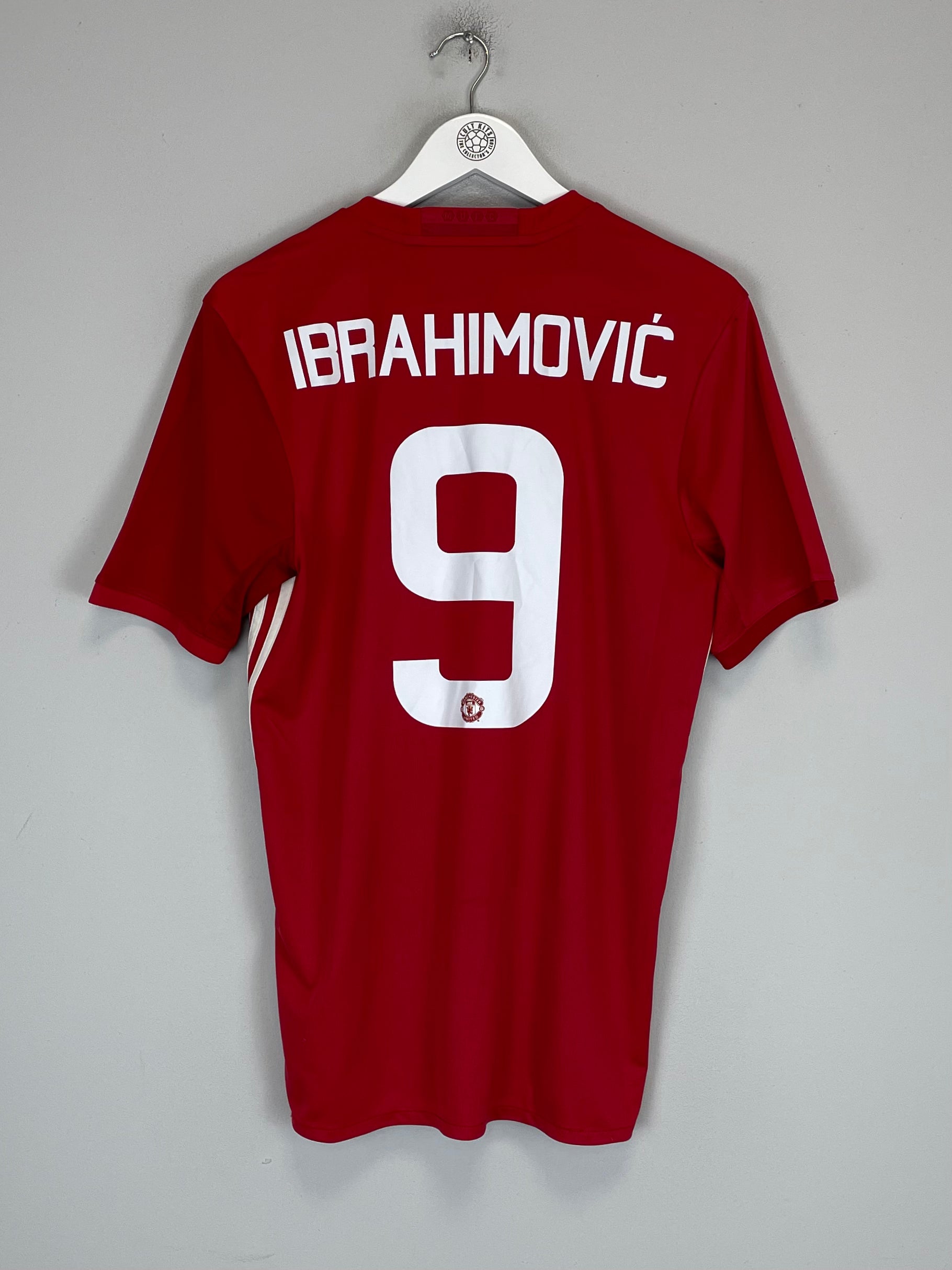 Shop 2016/17 MANCHESTER UNITED IBRAHIMOVIC #9 HOME SHIRT (M) ADIDAS, classic football shirts, vintage football shirts & retro soccer jerseys at Cult Kits